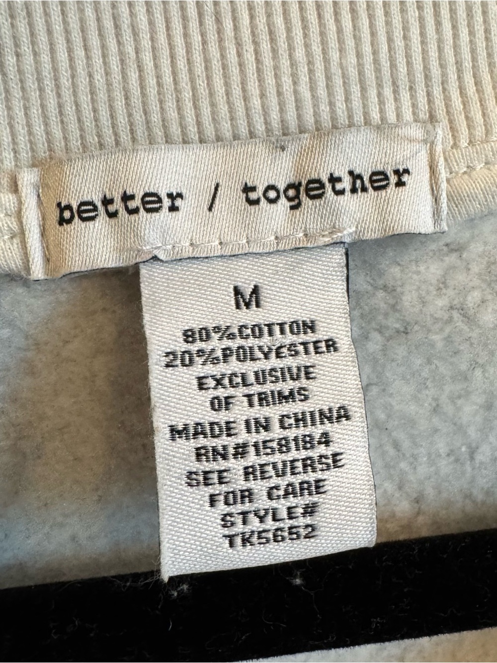 Better Together Navy & White Striped Rugby Pullover - Picture 4 of 4